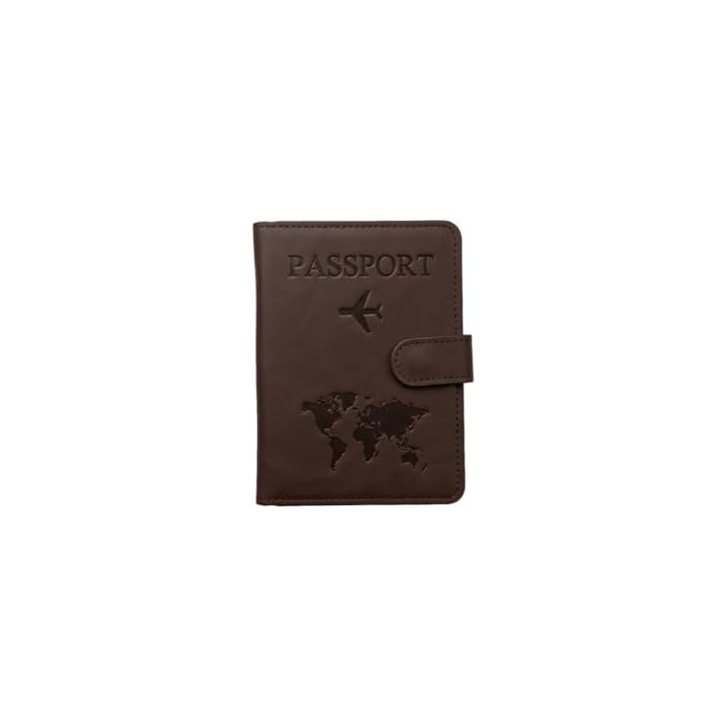 Porta Pasaporte con Bloqueo RFID, Funda para Pasaporte y Visa