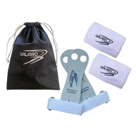 QALARO Hand Grips for Beginners | Bar Grips | Gymnastics Palm Guards with 4" Wristbands & Bag| Youth Bar Grips