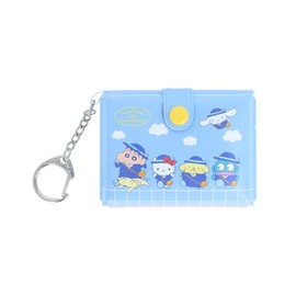 Sunstar Stationery Crayon Shin-chan x Sanrio Characters Key Chain Box Blue S8347786, blue