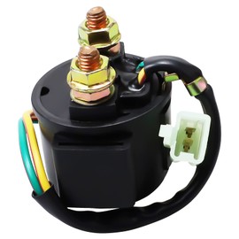 Cyleto Motorcycle Parts GY6 Starter Solenoid Relay for 4-Stroke Engine 50cc 150cc 200cc 250cc ATV Dirt Bikes Scooters Go Kart Dne Buggys Quad 4 Wheelers Pit Bike Moped Roketa SSR Tao tao Sunl Coolster