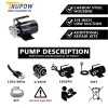 TRUPOW Water Transfer Pump, 115V 330GPH Self-Priming Utility Pump, 1/10