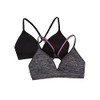 Fruit of the Loom Girls' Seamless Soft Cup Bra, 2-Pack,