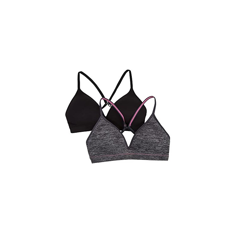 Fruit of the Loom Girls' Seamless Soft Cup Bra, 2-Pack,