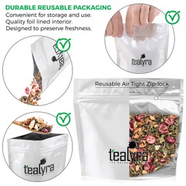 Tealyra - White Cloud Catcher - Fruity White Loose Leaf Tea Blend - Cherry - Cranberry - Antioxidants and Vitamines Rich - All Natural Ingredients - Low Caffeine - 112g (4-ounce)