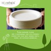 ECOWINGS 10 Inch Disposable Plates (Pack of 50) - EcoFriendly,