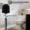 Daloual - 10 x Replacement Toilet Brush Head Black Diameter