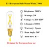 SHUWDKAR E14 Light Bulb 25 Watt Equivalent Warm White 2700K,
