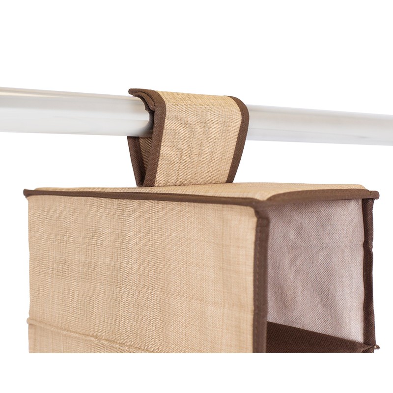 Internet’s Best 10 Tier Hanging Shoe Organizer - Narrow Shelf