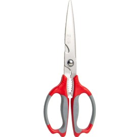 Japanese Kitchen Scissors 25 cm Stainless Steel Made in Japan Household Scissors Rustproof with Saw Cut Kitchen Scissors