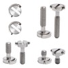 Neikafan 1/4 Inch Screws Camera Screw for Tripod 6 Pieces