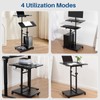 Multi-Purpose Lecterns & Podiums, Portable Mobile Standing Laptop Desk, Height