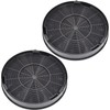 SPARES2GO Anti-Odour Charcoal Carbon Filters for Rangemaster Cooker Hood Vent