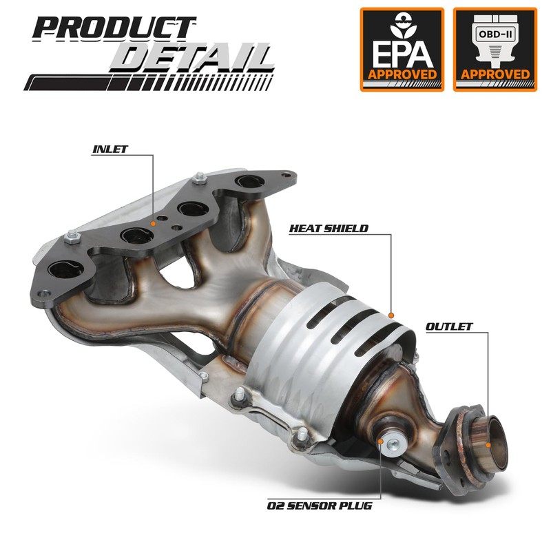 M-AUTO Catalytic Converter Compatible with 2001 2002 2003 2004 2005