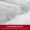 Mellanni Flannel Bed Sheet Set - 4 Piece Luxury 100%