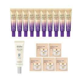 AHC Eye Cream Season 13 12ml x 10 + Dalba Water Barrier Sun Ampoule 50ml + 5 Samples / AHC 아이크림 시즌13 12ml x10 + 달바 워터베리어 선앰플 50ml + 샘플5매