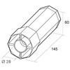 IdeaGenesis - Roller shutter cap with bearing - Roller blind