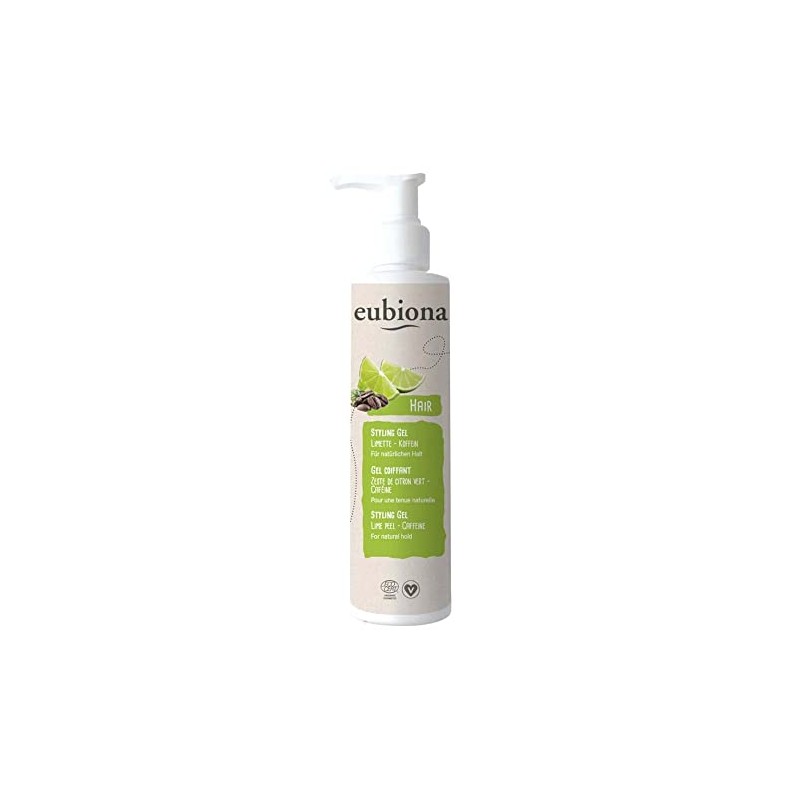 Eubiona Styling Gel, Lime Caffeine, 200 ml