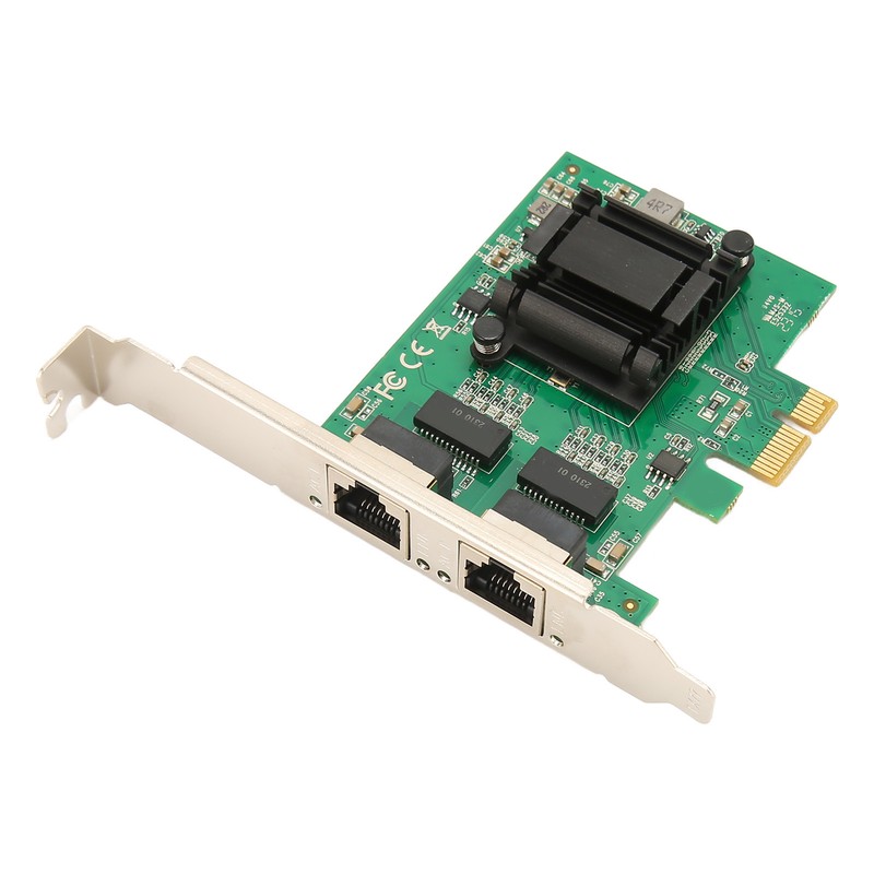 TXA108 82571 2 RJ45 Port Gigabit Network Card PCI Ex1
