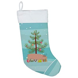 Caroline's Treasures BB9299CS American Landrace Pig Christmas Christmas Stocking, Large, Multicolor