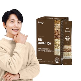 Real Grain Fermentation Enzyme 100 30 Packets x 1 Box (Peach Flavor) Grain Enzyme / Upgraded to 800,000 Activity Level / 리얼 곡물 발효효소 100 30포 x 1박스 (복숭아맛) 곡물효소  80만 역가수치 업그레이드