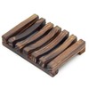 Kandid Bamboo Soap Dish - Single Pack with Drip Holes