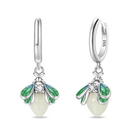 TINSLO 925 Sterling Silver Earrings for Women Cubic Zirconia Various Hypoallergenic Drop Earrings Best Gift for Women E3