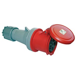 CEE 63 A 5 Pin 6h 400 V Power Coupler Industrial Steiff