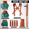 AP LEATHER Heavy-Duty Tool Belt Pouch with Premium Canvas and