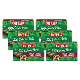 Emerald Nuts Cashews and Almonds With Dried Cranberries, 100 Calorie Packs, 4.83 Oz (Pack of 6)