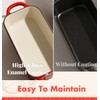 2 IN 1 Cast Iron Bread Loaf Pan with Lid,