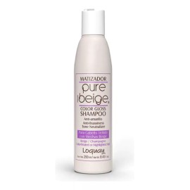Loquay Pure Beige Shampoo Matizador 250ml (3 Piezas)