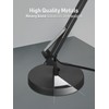 TORCHSTAR Tall Swing Arm Desk Lamp with Wooden Accent, Adjustable