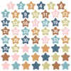FYSUIMU 55Pcs Numbers Magnetic Accents Boho Star Numbers 1-36 with