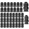 Gebildet 30pcs PG7 + 20pcs PG9 Cable Gland, Plastic IP68