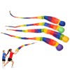DFsucces Set of 4 Rainbow Toss Fluttery Flying Toss Toy