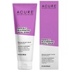 Acure Pore Clarifying & Brightening Facial Scrub and Exfoliator Bundle