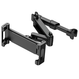 HIAHXC Tablet Holder Car Universal Tablet Holder for Car Adjustable 360° Rotation Tablet Holder Car Headrest (Black)