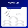 BEHLINE Eyeglasses Nose Pads, Glasses Bridge Strap/Saddle Bridge,Soft Silicone Anti-Slip