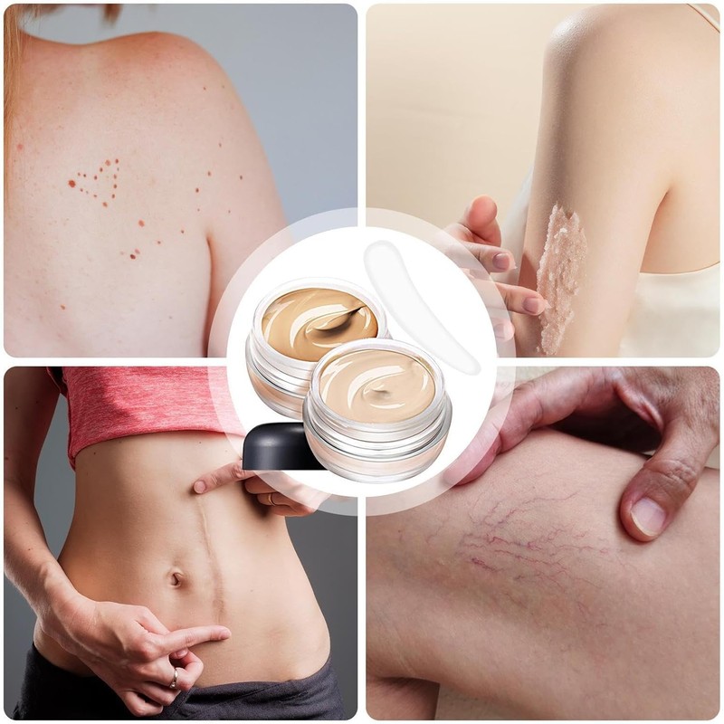 Waterproof Tattoo Cover Up Makeup with Bruises, Full Coverage, and