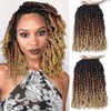 Leeven 10 Inch Passion Twist Crochet Hair 3 Tones Pre