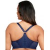 Glamorise Full Figure Plus Size Front-Closure T-Back Wonderwire Bra Underwire