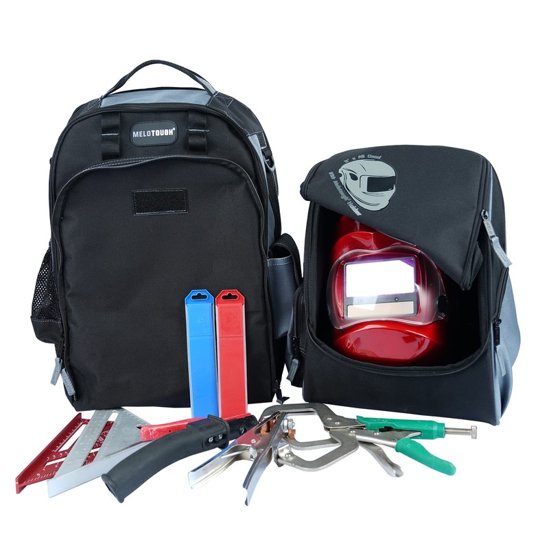 MELOTOUGH Backpack, Welding Bag for Tools and Helmet, Extreme Gear