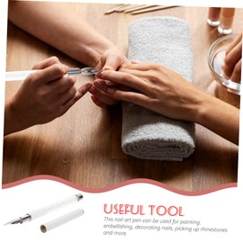 SAFIGLE Nail Rhinestone Picker Pen Lightweight Compact Nail Art Tool for Easy Rhinestone Application for Beginners Professionals Durable Comfortable Manicure Accessory