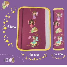 HECKBO 2 x Car Seat Belt Pads Fairy