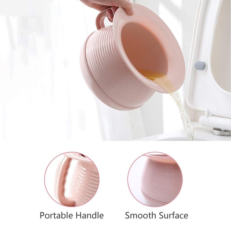 OOCOME Chamber Pot Bedpan Urinal Bottle Urine Pots Potty Pee