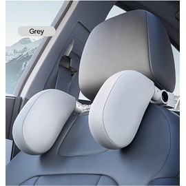 ZOKOE Headrest Car Children Quick Assembly and Disassembly in 1 Minute Breathable and Soft Supports Head and Neck Travel Sleep Side Cushion for Adults (Grey)
