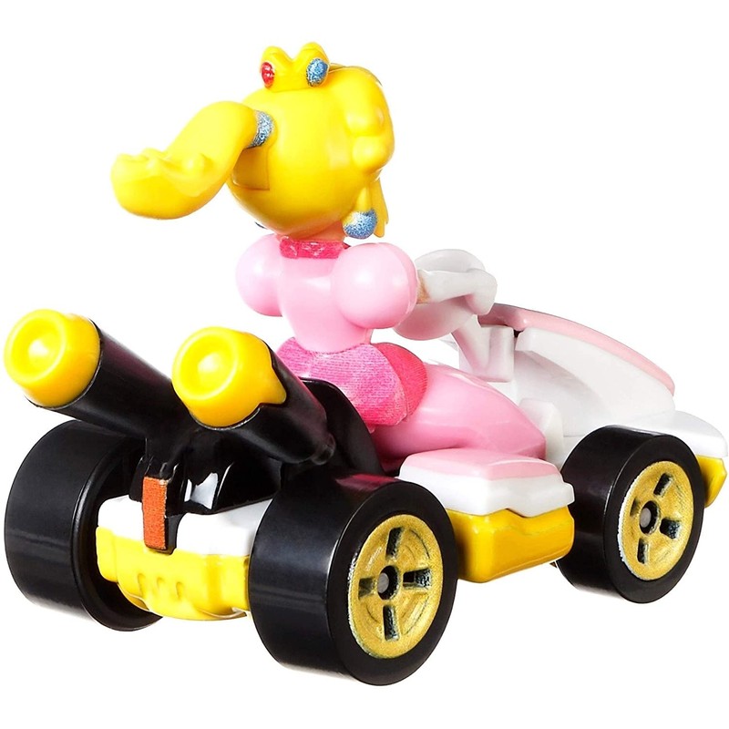 Hot Wheels Vehículo de Juguete Mario Kart Princess Peach P-Wing