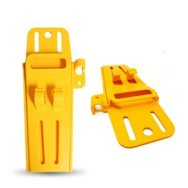Mundial Professional 5500 Series Plastic Safety Scabbard - Includes Sharpening Steel Holder, Meat Hook Clip, and Easy Clean Take-A-Part Design - Yellow