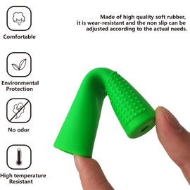 REWOLFNUS 2 PCS Universal Gear Shift Lever Protector Rubber Anti Slip Shifter Cover Shift Lever Pedal Cover for All Most Motorcycle(Green)