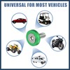 INFINAUTO 20pcs Motorcycle Green Fender Bumper Washer Bolt Nut Kit